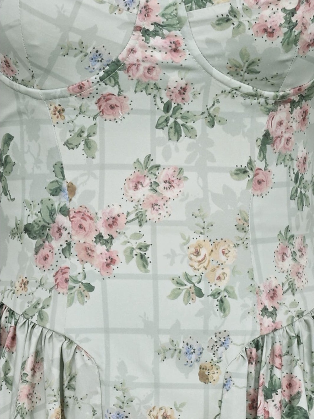 House of CB Samaria Floral Corset Midi Dress - Picture 5 of 8